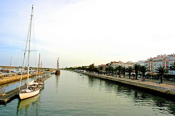 The accesss canal to the Lagos marina