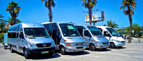 Mercedes mini-buses for private transfers