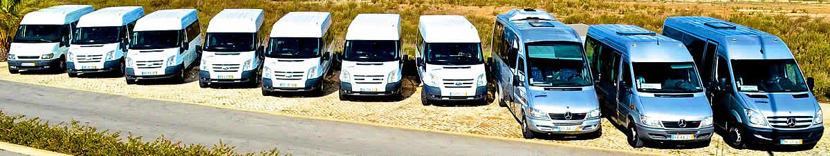 Complete vehicle fleet for private transfers