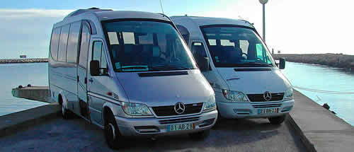 Mercedes mini-buses for private transfers
