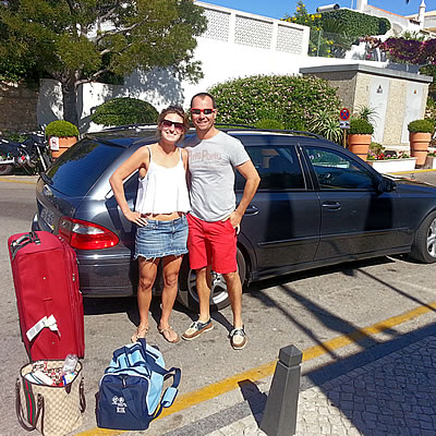 Passengers pick up at Albufeira